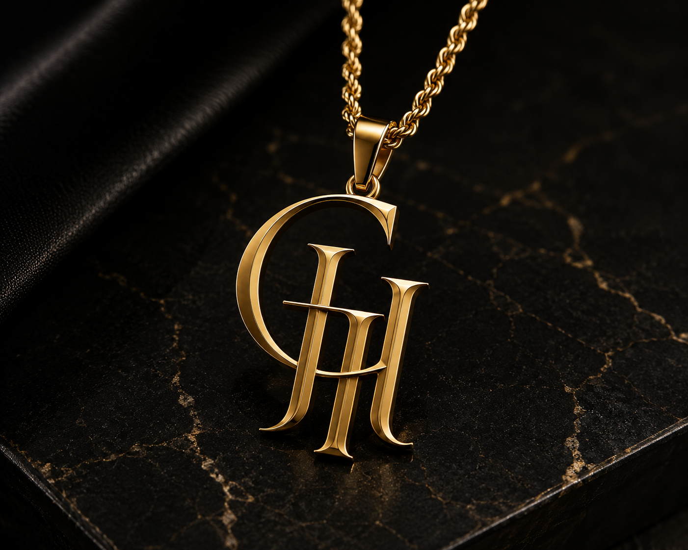 GH Monogram Pendant